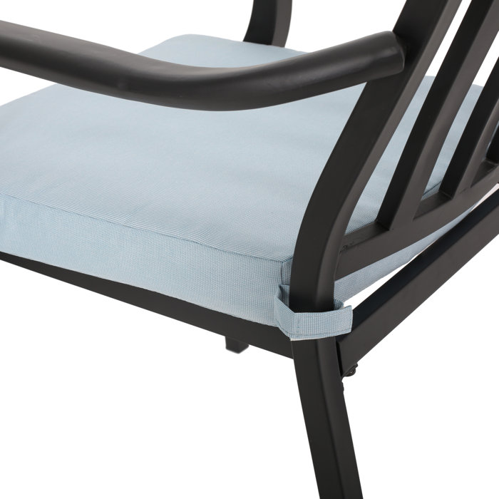 Gracie Oaks Johnstown Patio Dining Chair with Cushion & Reviews Wayfair